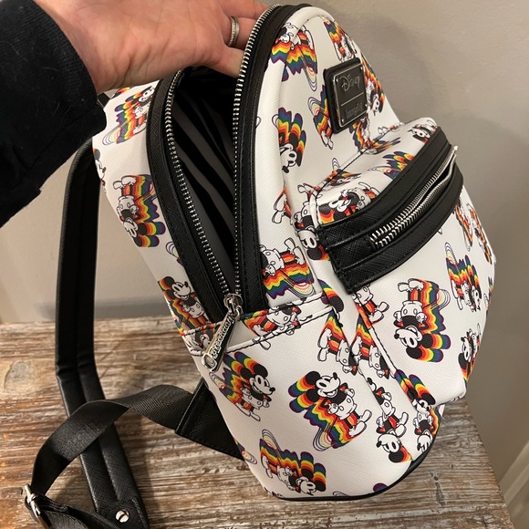 Disney Loungefly Mickey Pride Backpack - Picture 8 of 12